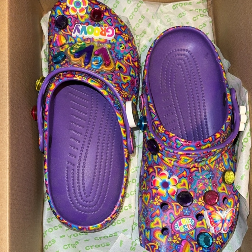 Lisa Franks Crocs